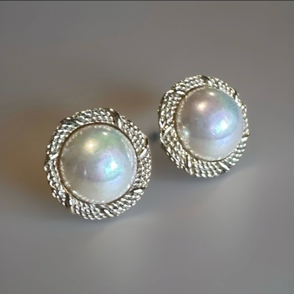 Dior Gold Plated and Pearl Rope Earrings - Picture 3 of 4